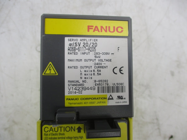 FANUC A06B-6117-H205 283-339V 6.5A NSNP