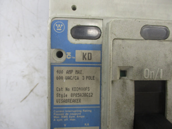 WESTINGHOUSE KD3400FS 600VAC 400A NSNP