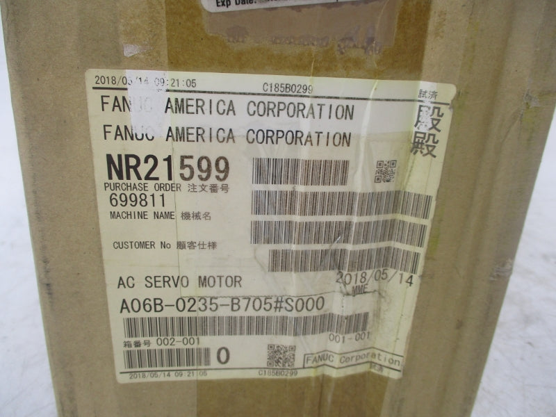 FANUC A06B-0235-B705#S000 200-240V 8.3A NSMP