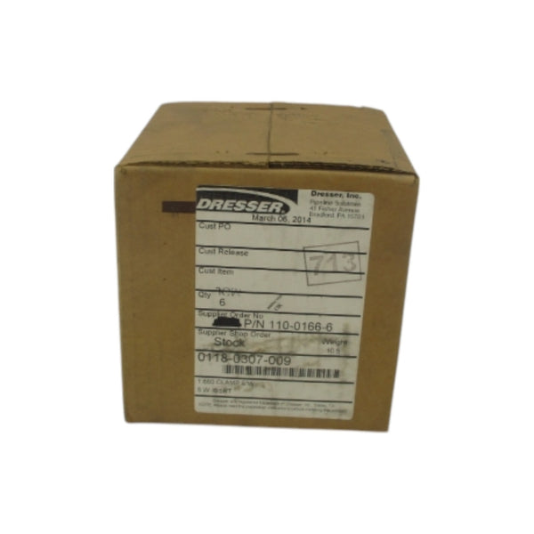 DRESSER 0118-0307-009 (PKG OF 6) NSFS