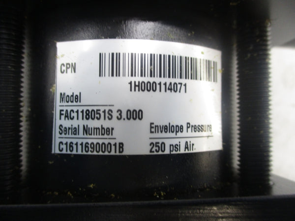 SCHRADER BELLOWS FAC118051S3.000 250PSI NSNP