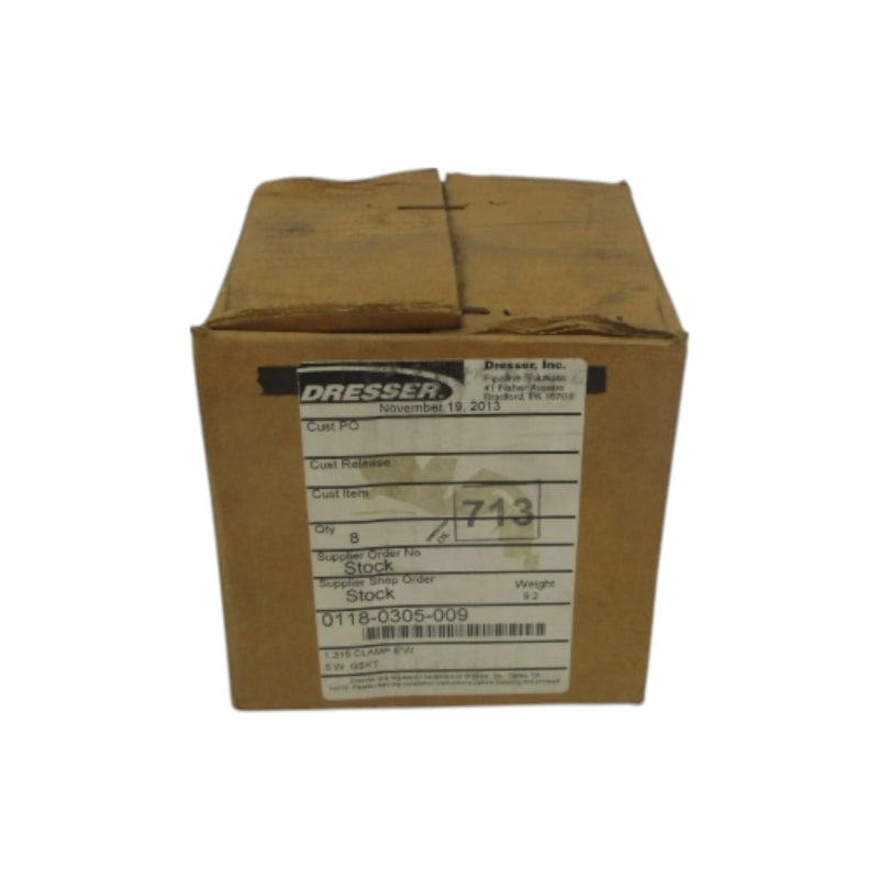 DRESSER 0118-0305-009 (PKG OF 8) NSFS