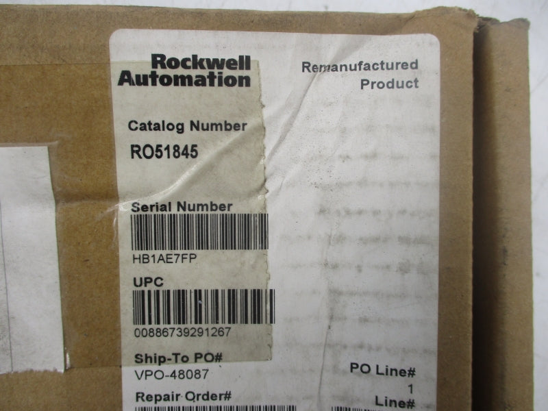 ROCKWELL AUTOMATION RO51845 REMAN