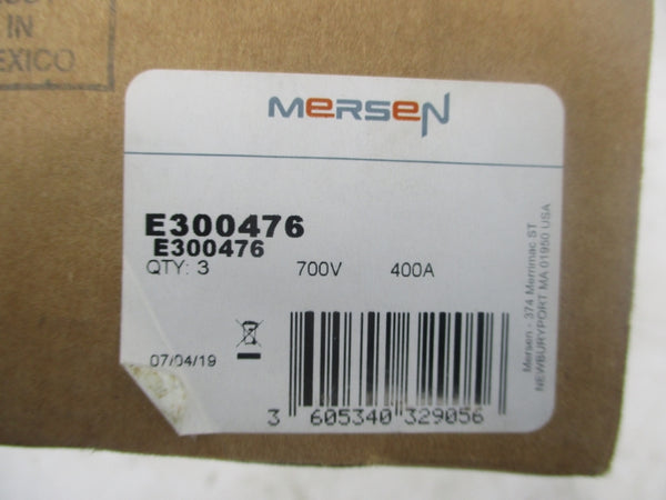 MERSEN E300476 700VAC 400A (PKG OF 3) NSMP