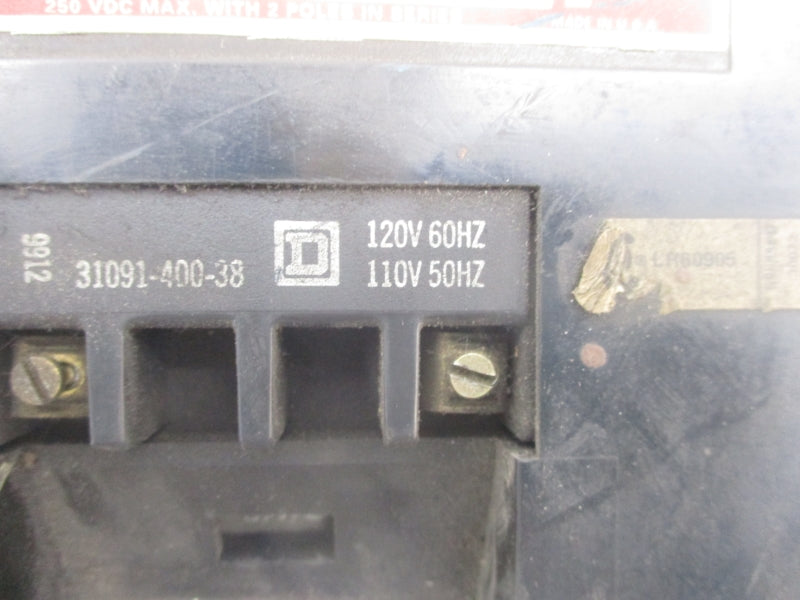 SQUARE D 8903SQO3V02 SER. A 110/120V 100A UNMP