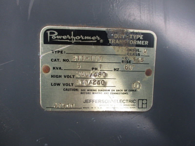 POWERFORMER 211-111 240/480V UNMP