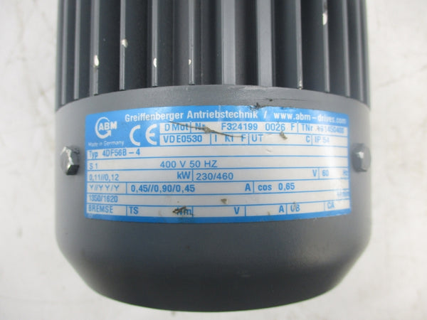 ABM 4DF56B-4 460V 0.45A NSNP