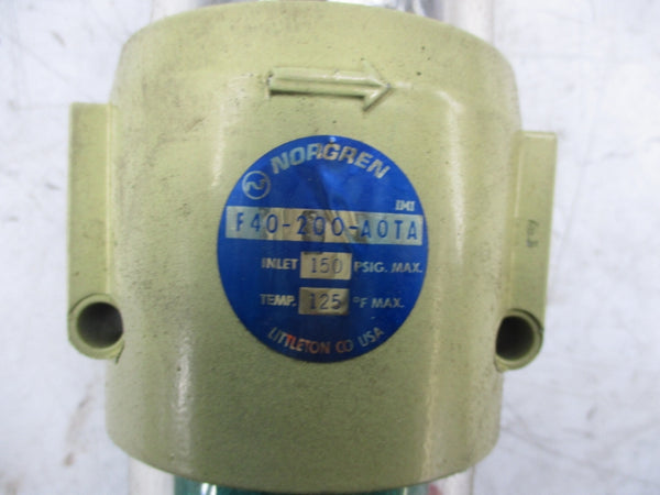 NORGREN F40-200-A0TA 150PSI NSNP