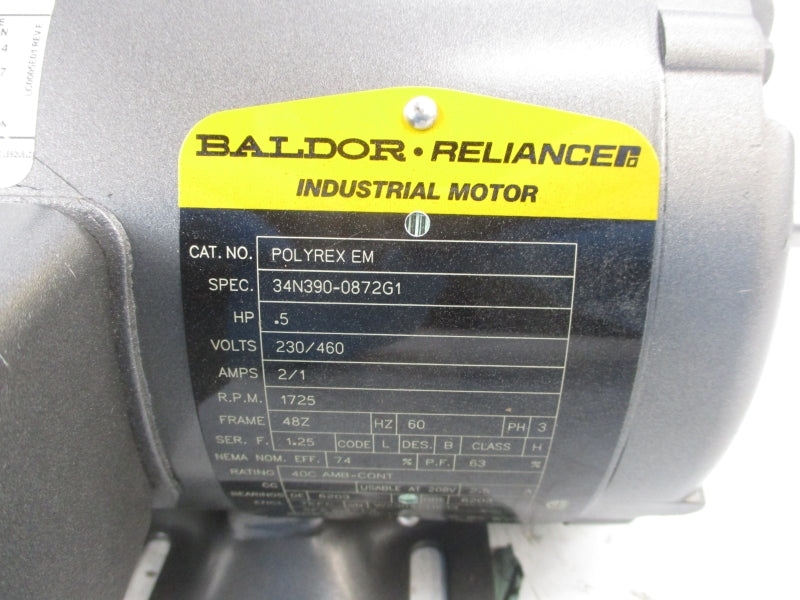 BALDOR POLYREXEM SER. F 230/460V 2/1A NSNP