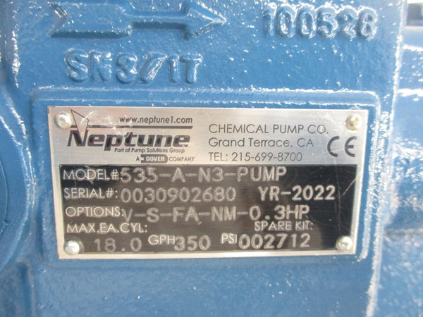 NEPTUNE 535-A-N3-PUMP 350PSI NSMP
