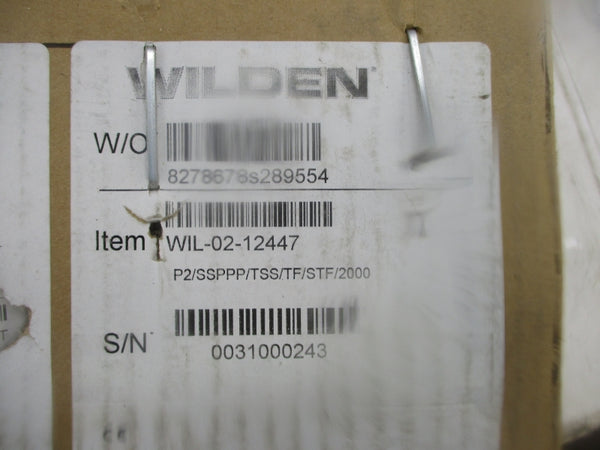 WILDEN WIL-02-12447 NSFS