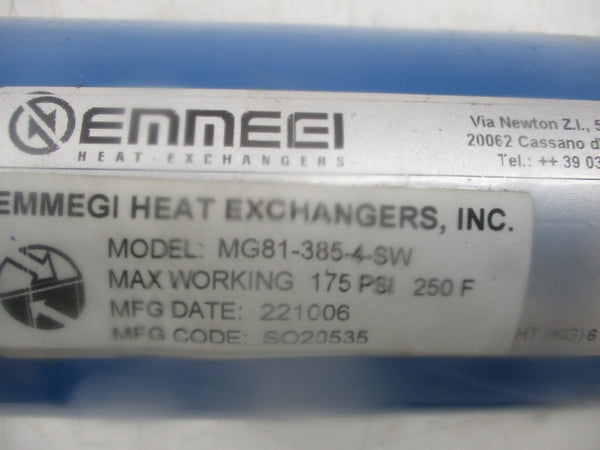 EMMEGI MG81-385-4-SW 175PSI NSNP