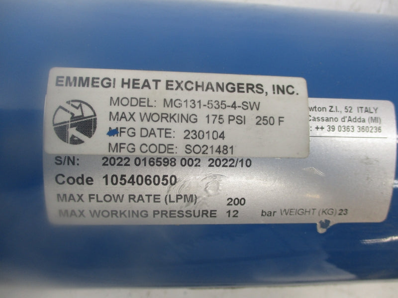 EMMEGI MG131-535-4-SW 175PSI NSNP