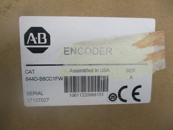 ALLEN BRADLEY 844D-B8CC1FW SER. A (BR/WH) NSMP