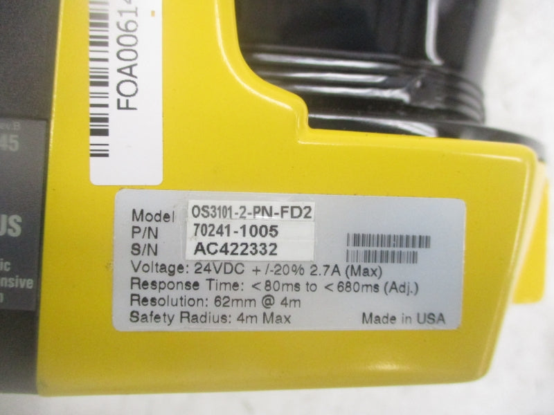 OMRON OS3101-2-PN-FD2 24VDC 2.7A NSNP