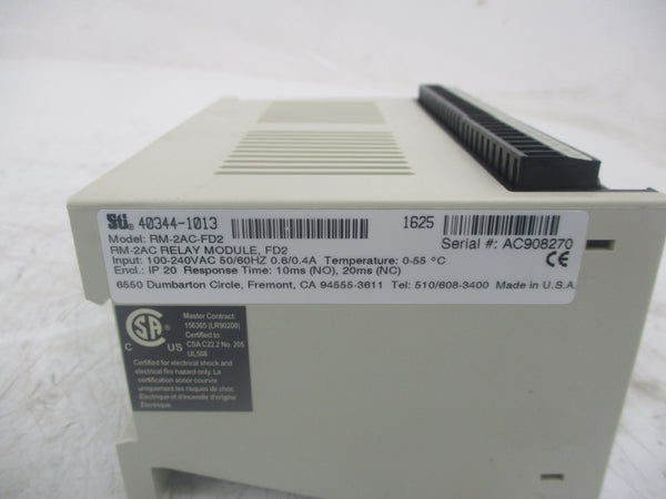 STI 40344-1013 RM-2AC-FD2 100-240VAC 0.6/0.4A NSMP