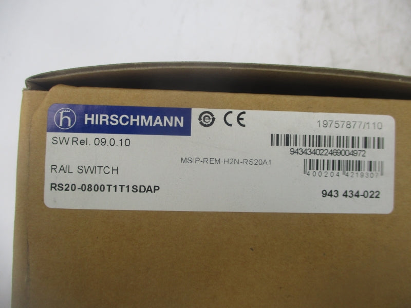 HIRSCHMANN RS20-0800T1T1SDAP 18-30VAC 0.3-0.2A NSMP