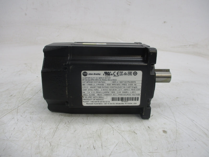 ALLEN BRADLEY MPM-B1151F-MJ72AA SER. A 480V 2.71A NSMP