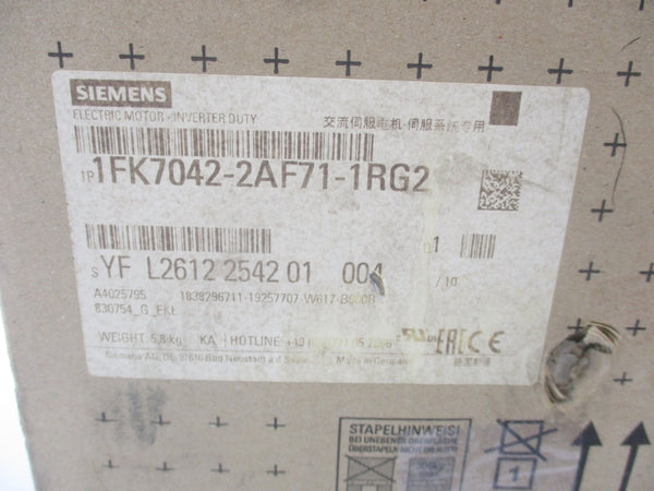 SIEMENS 1FK7042-2AF71-1RG2 270V 2A NSMP