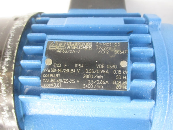 SEYBERT & RAHIER R409.1-190E AF63/2A-7 380-440/220-254V 0.55/0.95A UNMP