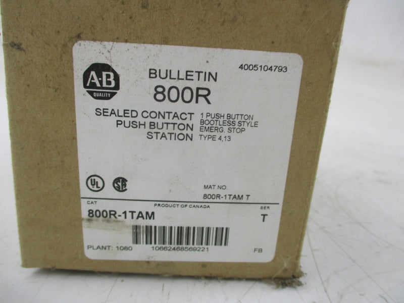 ALLEN BRADLEY 800R-1TAM SER. T NSMP