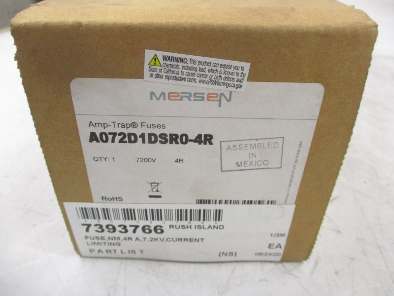 FERRAZ SHAWMUT A072D1DSR0-4R 7200V 225A NSMP