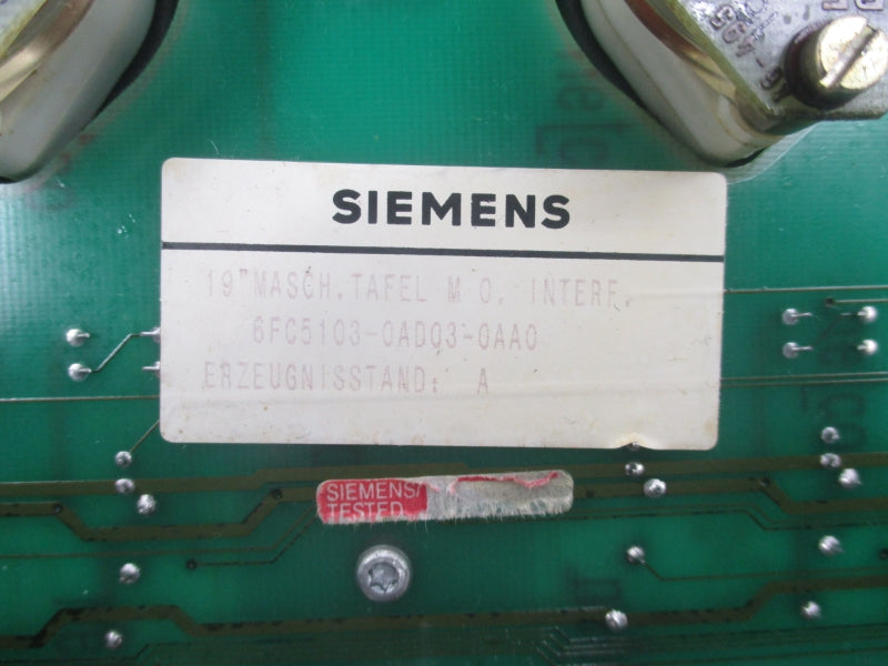 SIEMENS 6FC5103-0AD03-0AA0 (NO KEY) UNMP