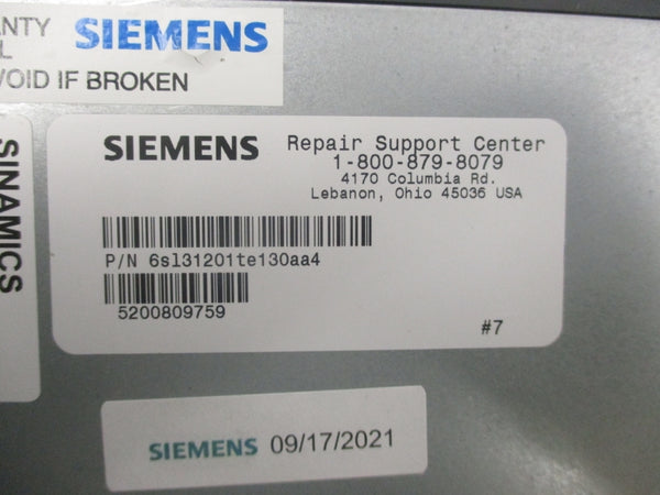 SIEMENS 6S13120-1TE13-0AA4 600VDC NSNP