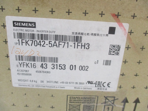 SIEMENS 1FK7042-5AF71-1FH3 267V 1.75A NSMP