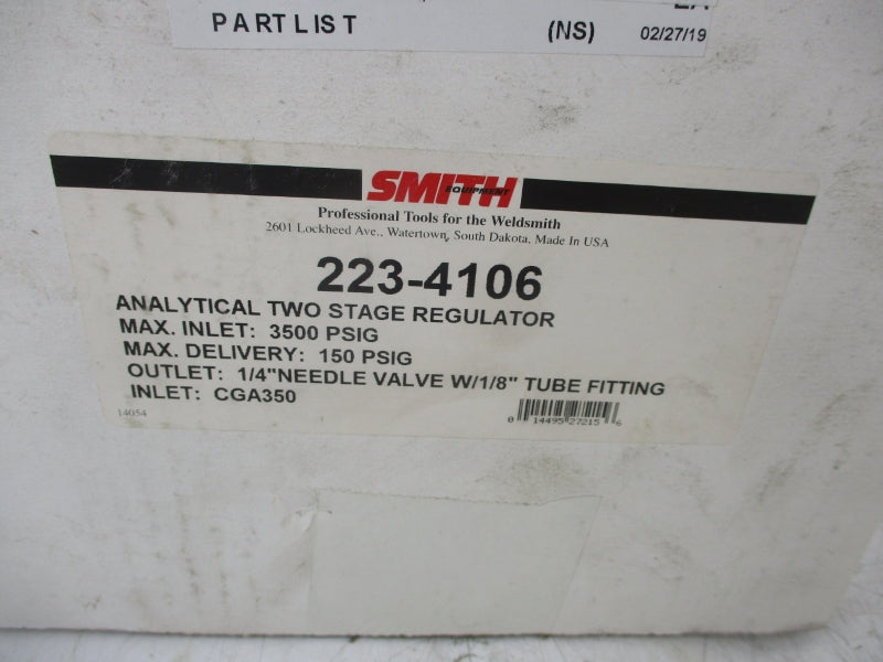 SMITH 223-4106 150PSI NSMP