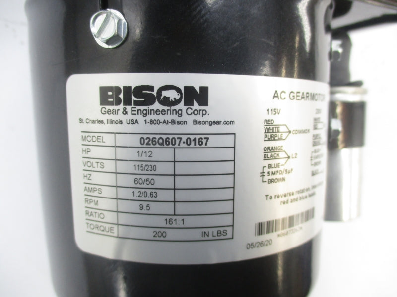 BISON 026Q607-0167 115/230V 1.2/0.63A NSNP