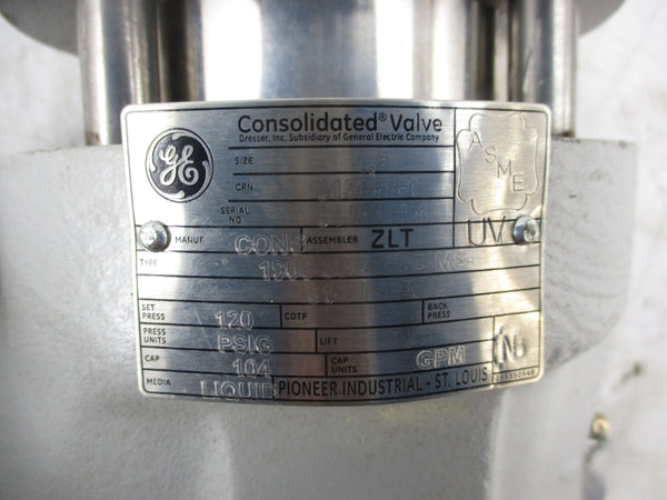 GENERAL ELECTRIC 1906-30F-2-CC-MS-31-RF-LA 120PSI UNMP