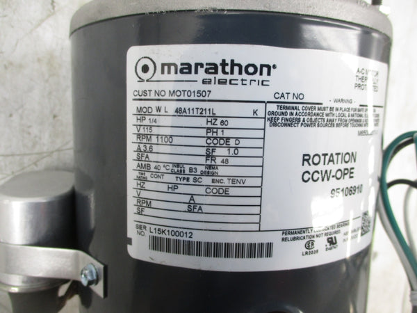 MARATHON ELECTRIC 48A11T211L 115V 3.6A NSNP