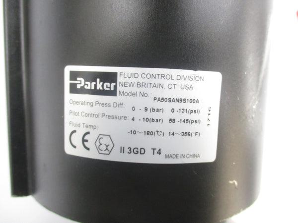 PARKER PA50SAN9S100A 58-145PSI NSNP
