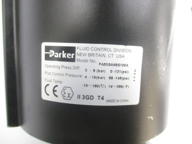 PARKER PA50SAN9S100A 58-145PSI NSNP