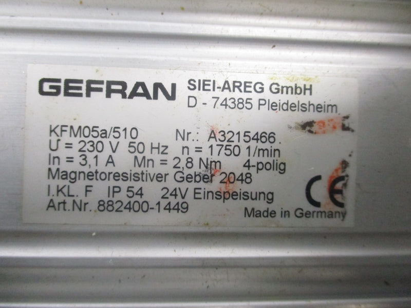 GEFRAN KFM05a/520 230V 3.1A UNMP