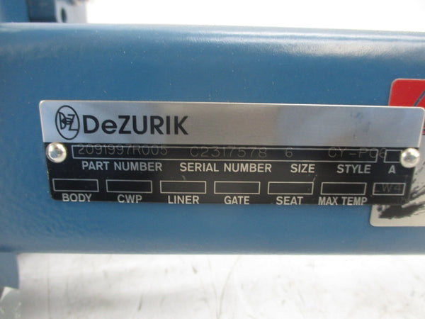DEZURIK CY-PO6 2091997R005 6" NSNP