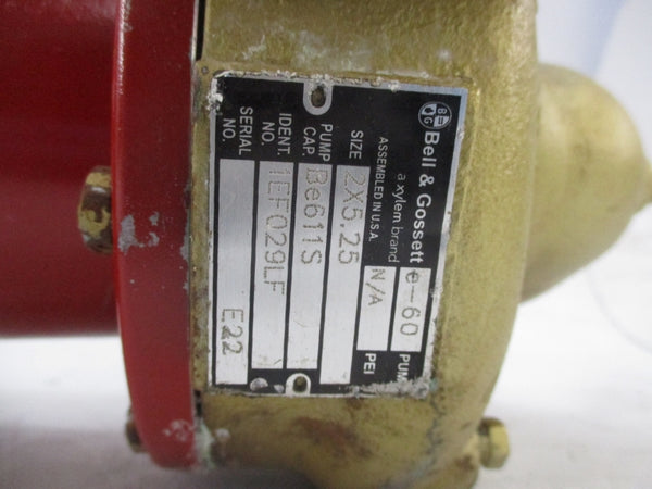 BELL & GOSSETT 1EF029LF 115/230V (AS PICTURED) NSNP