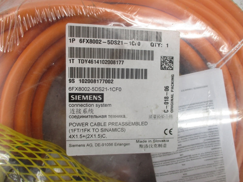 SIEMENS 6FX8002-5DS21-1CF0 NSMP