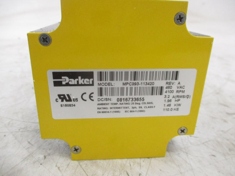 PARKER MPC893-113420 REV. A 460VAC 3.2A NSNP
