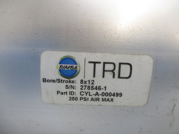 BIMBA CYL-A-000499 250PSI 8X12 (AS PICTURED) NSNP