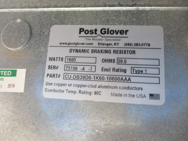 POST GLOVER CU-DB39D0-1K60-10600AAA NSNP