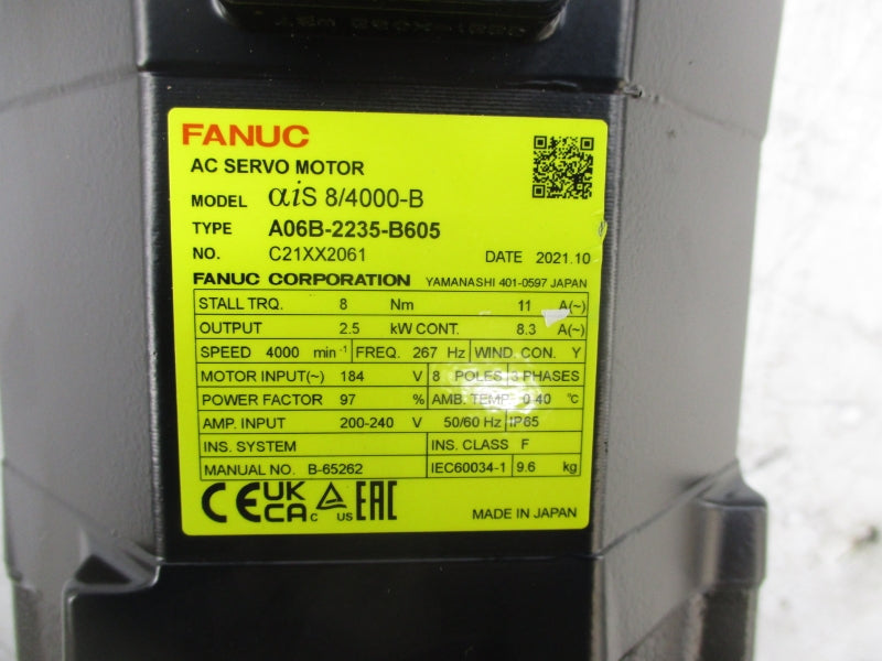 FANUC A06B-2235-B605 200-240V 11A NSNP