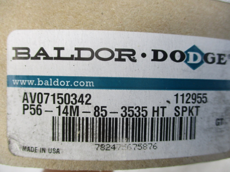 BALDOR DODGE P56-14M-85-3535 HT SPKT NSNP