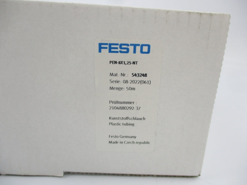 FESTO PEN-8X1.25-NT 543248 50M NSMP