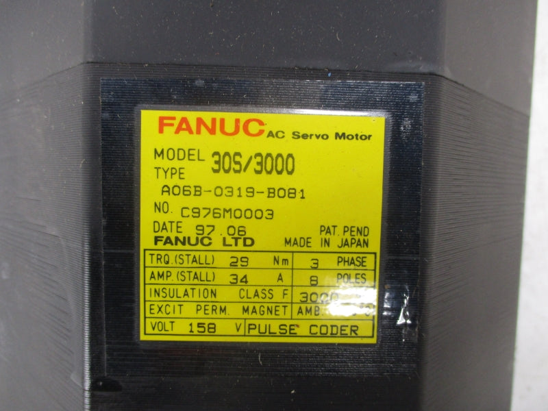 FANUC A06B-0319-B081 158V 34A NSNP