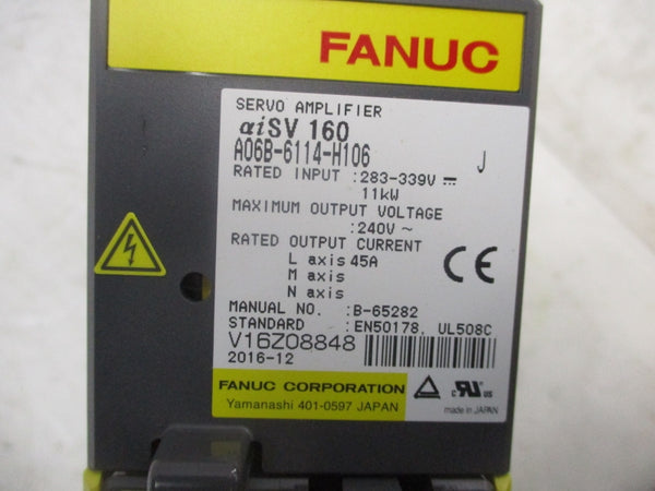 FANUC A06B-6114-H106 283-339V 45A NSMP