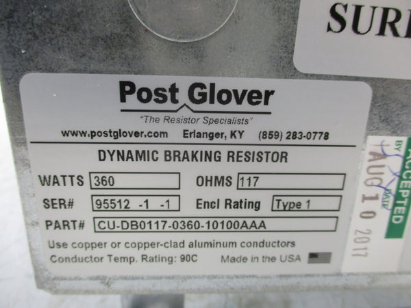 POST GLOVER CU-DB0117-0360-10100AAA NSNP