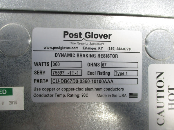 POST GLOVER CU-DB67D0-0360-10100AAA NSNP