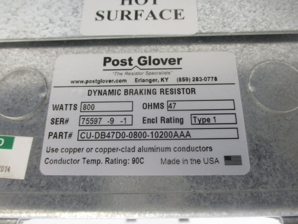 POST GLOVER CU-DB47D0-0800-10200AAA NSNP